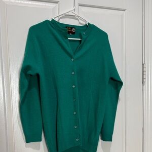 Chic Green Women's Cardigan